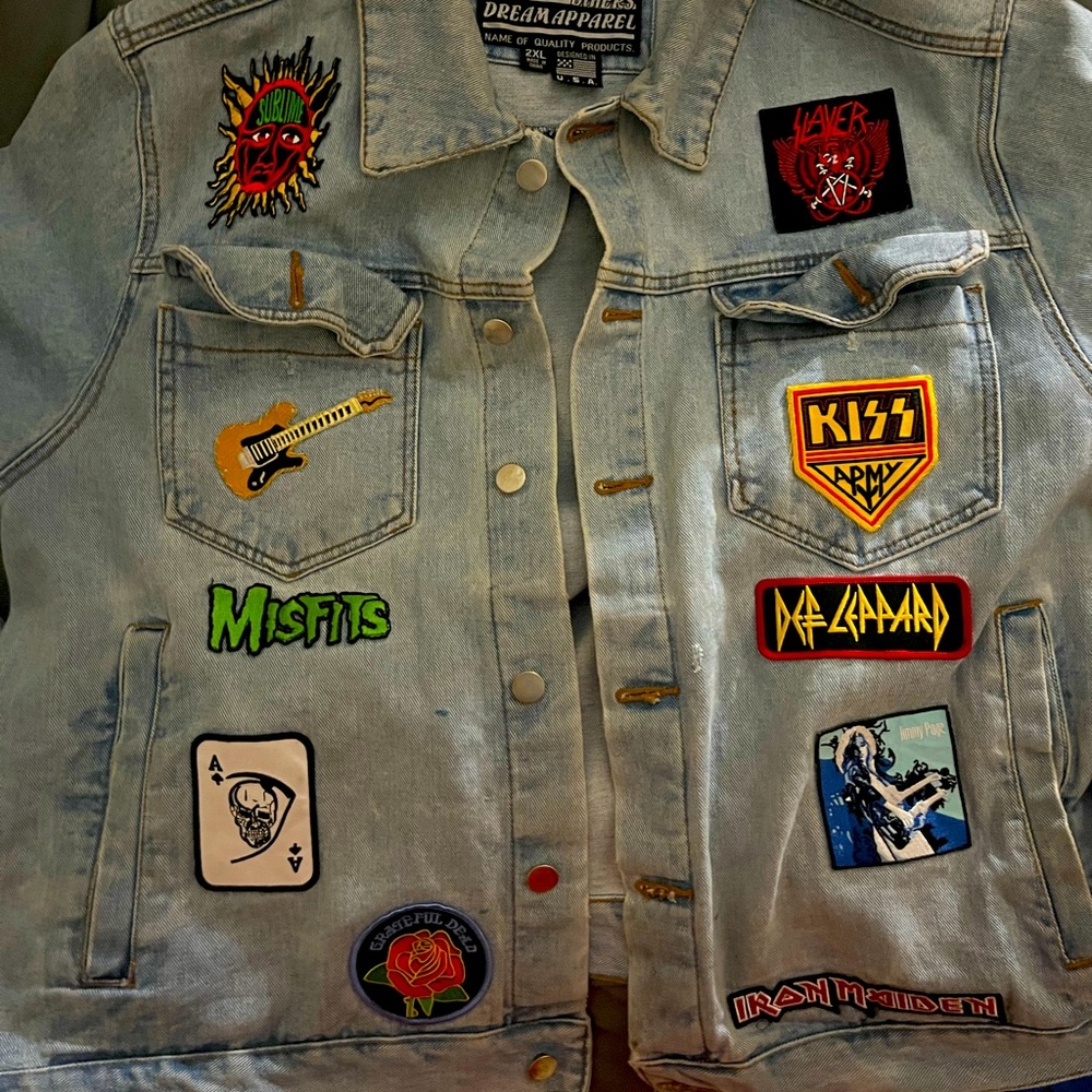 ROCKSTAR biker jacket !!! With great patch’s